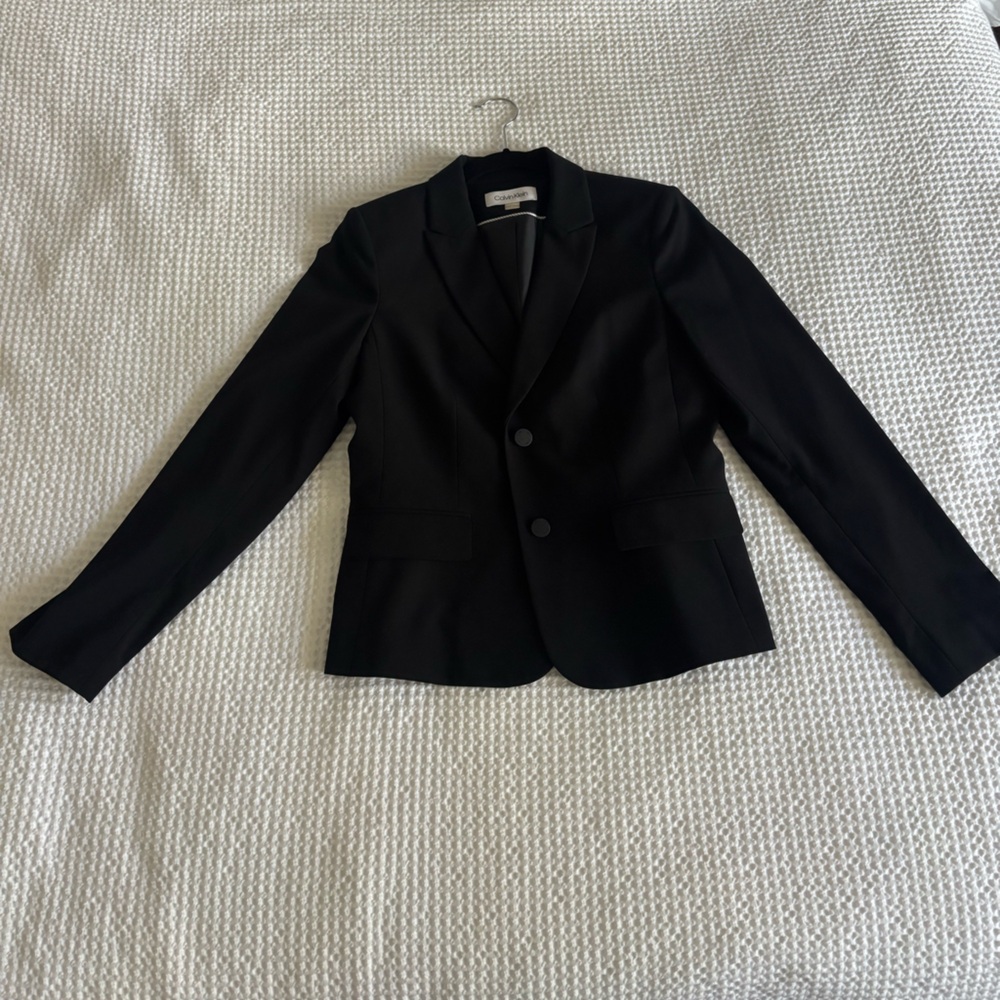 Calvin Klein Classic Black Blazer Womens